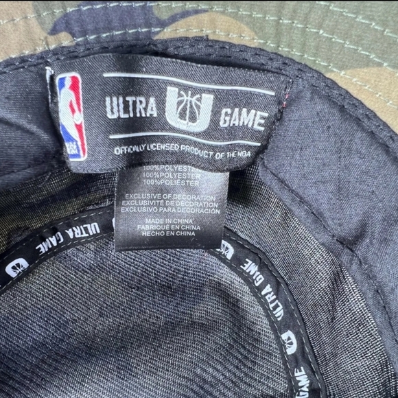 NBA Los Angeles Lakers Bucket Hat Boonie Cap Green Camo One Size - Picture 5 of 5